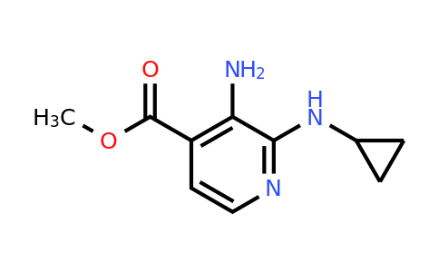 CAS 1496238-54-0 | Methyl 3-amino-2-(cyclopropylamino)isonicotinate