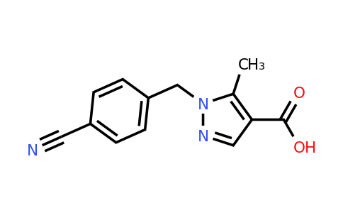 CAS 1496382-01-4 | 1-(4-cyanobenzyl)-5-methyl-1H-pyrazole-4-carboxylic acid