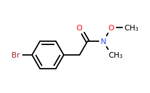 CAS 149652-50-6 | 2-(4-Bromophenyl)-N-methoxy-N-methylacetamide