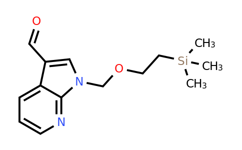 CAS 1496550-58-3 | 1-{[2-(trimethylsilyl)ethoxy]methyl}-1H-pyrrolo[2,3-b]pyridine-3-carbaldehyde
