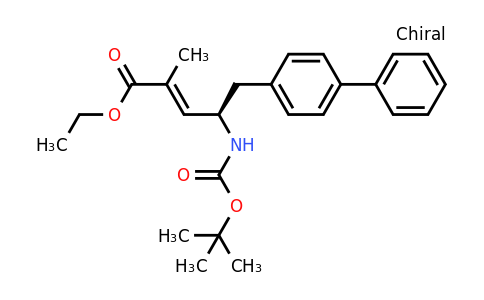 CAS 149709-59-1 | (R)-Ethyl 5-([1,1'-biphenyl]-4-yl)-4-((tert-butoxycarbonyl)amino)-2-methylpent-2-enoate