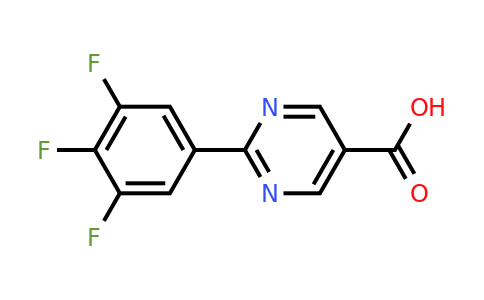 CAS 1497184-84-5 | 2-(3,4,5-Trifluorophenyl)pyrimidine-5-carboxylic acid