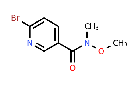 CAS 149806-05-3 | 6-Bromo-N-methoxy-N-methylpyridine-3-carboxamide