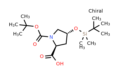 CAS 149814-40-4 | (2S,4R)-1-(Tert-butoxycarbonyl)-4-(tert-butyldimethylsilyloxy)pyrrolidine-2-carboxylic acid
