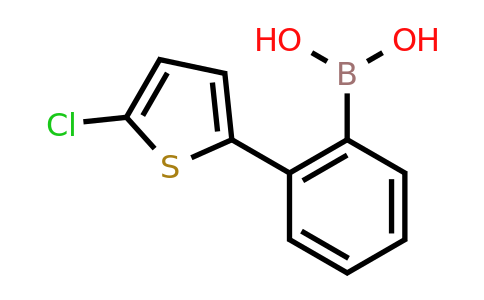 CAS 1498310-01-2 | 2-(5-Chlorothiophen-2-YL)phenylboronic acid