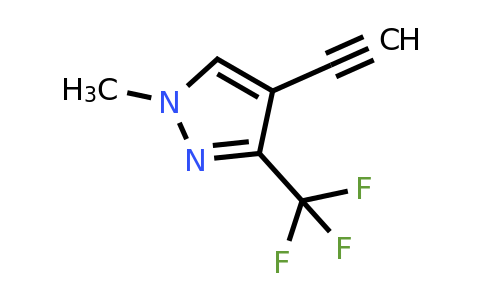 CAS 1498364-87-6 | 4-ethynyl-1-methyl-3-(trifluoromethyl)-1H-pyrazole