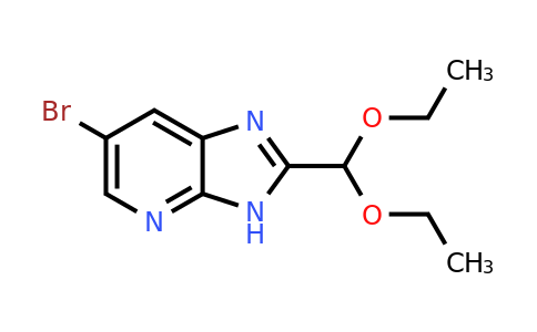 CAS 1498444-97-5 | 6-bromo-2-(diethoxymethyl)-3H-imidazo[4,5-b]pyridine