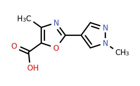 CAS 1498817-98-3 | 4-methyl-2-(1-methyl-1H-pyrazol-4-yl)-1,3-oxazole-5-carboxylic acid