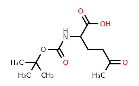 CAS 1499095-31-6 | 2-{[(tert-butoxy)carbonyl]amino}-5-oxohexanoic acid