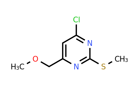 CAS 1499503-95-5 | 4-Chloro-6-(methoxymethyl)-2-(methylthio)pyrimidine