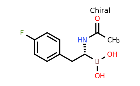 CAS 149982-17-2 | (R)-(1-Acetamido-2-(4-fluorophenyl)ethyl)boronic acid