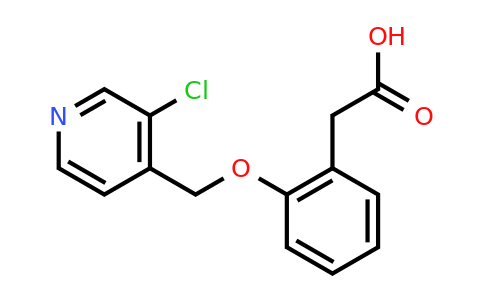 CAS 1500880-56-7 | 2-(2-((3-Chloropyridin-4-yl)methoxy)phenyl)acetic acid