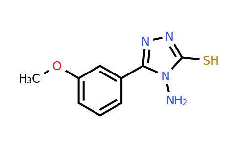 CAS 150093-61-1 | 4-amino-5-(3-methoxyphenyl)-4H-1,2,4-triazole-3-thiol