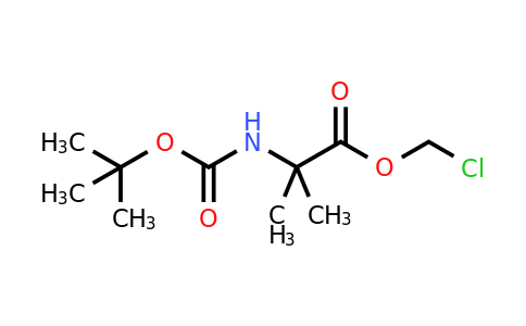 CAS 150109-48-1 | Chloromethyl 2-([(tert-butoxy)carbonyl]amino)-2-methylpropanoate