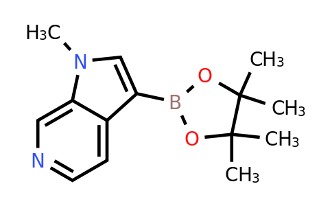 1-methyl-3-(tetramethyl-1,3,2-dioxaborolan-2-yl)-1H-pyrrolo[2,3-c]pyridine