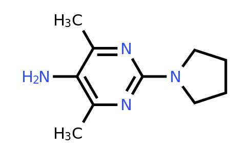 CAS 1501463-23-5 | 4,6-Dimethyl-2-(pyrrolidin-1-yl)pyrimidin-5-amine