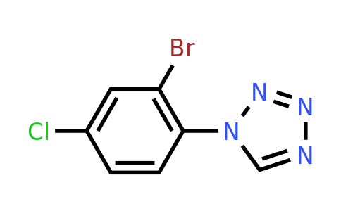 CAS 1501463-24-6 | 1-(2-Bromo-4-chlorophenyl)-1H-tetrazole
