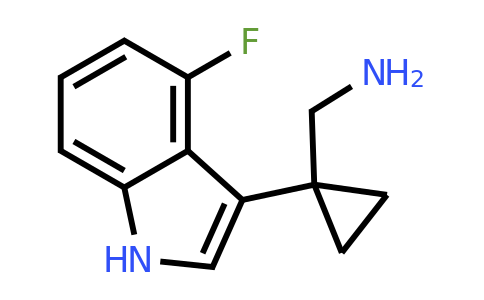 CAS 1501903-29-2 | [1-(4-fluoro-1H-indol-3-yl)cyclopropyl]methanamine