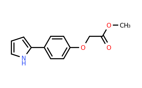 CAS 150205-66-6 | Methyl 2-(4-(1H-pyrrol-2-yl)phenoxy)acetate
