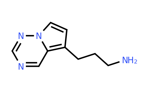 CAS 1502217-05-1 | 3-{pyrrolo[2,1-f][1,2,4]triazin-5-yl}propan-1-amine