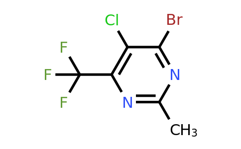 CAS 1502332-11-7 | 4-Bromo-5-chloro-2-methyl-6-(trifluoromethyl)pyrimidine