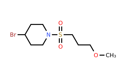 CAS 1502579-29-4 | 4-bromo-1-(3-methoxypropanesulfonyl)piperidine