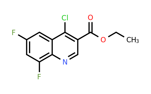CAS 150258-20-1 | Ethyl 4-chloro-6,8-difluoroquinoline-3-carboxylate
