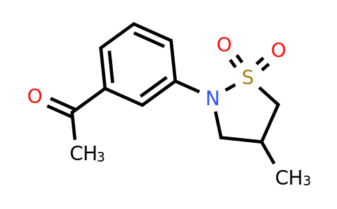 CAS 1502731-71-6 | 2-(3-acetylphenyl)-4-methyl-1lambda6,2-thiazolidine-1,1-dione