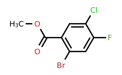 CAS 1502835-28-0 | 2-Bromo-5-chloro-4-fluoro-benzoic acid methyl ester