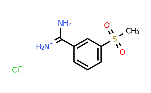 CAS 150296-24-5 | Amino[3-(methylsulfonyl)phenyl]methaniminium chloride