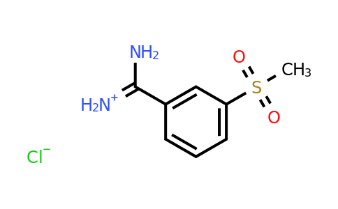 Amino[3-(methylsulfonyl)phenyl]methaniminium chloride