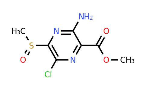 CAS 1503-05-5 | Methyl 3-amino-6-chloro-5-(methylsulfinyl)pyrazine-2-carboxylate