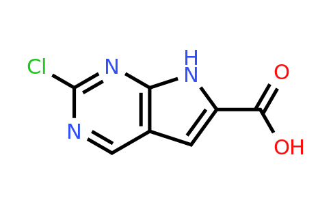 CAS 1503461-20-8 | 2-chloro-7H-pyrrolo[2,3-d]pyrimidine-6-carboxylic acid