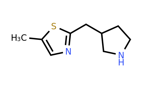 CAS 1503466-63-4 | 5-Methyl-2-[(pyrrolidin-3-yl)methyl]-1,3-thiazole