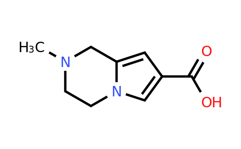 CAS 1503693-26-2 | 2-methyl-3,4-dihydro-1H-pyrrolo[1,2-a]pyrazine-7-carboxylic acid