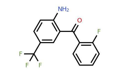 CAS 1504465-76-2 | (2-Amino-5-(trifluoromethyl)phenyl)(2-fluorophenyl)methanone