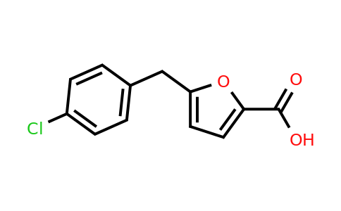 CAS 15045-73-5 | 5-(4-Chlorobenzyl)furan-2-carboxylic acid