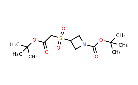 CAS 1504589-29-0 | tert-Butyl 3-((2-(tert-butoxy)-2-oxoethyl)sulfonyl)azetidine-1-carboxylate