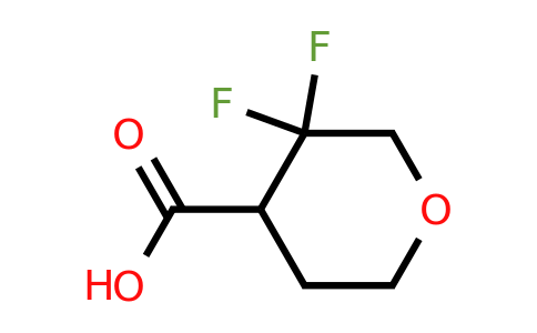 CAS 1504681-05-3 | 3,3-difluorooxane-4-carboxylic acid