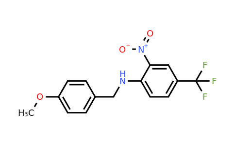 CAS 150493-77-9 | N-(4-Methoxybenzyl)-2-nitro-4-(trifluoromethyl)aniline