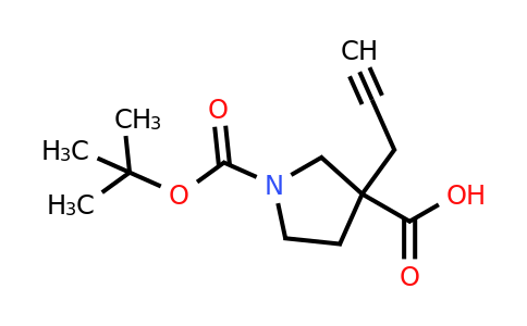 CAS 1505359-06-7 | 1-[(tert-butoxy)carbonyl]-3-(prop-2-yn-1-yl)pyrrolidine-3-carboxylic acid