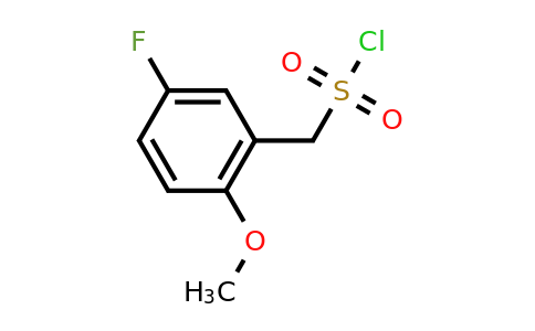 CAS 1505586-29-7 | (5-fluoro-2-methoxyphenyl)methanesulfonyl chloride