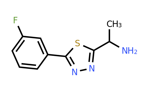 CAS 1505610-39-8 | 1-[5-(3-fluorophenyl)-1,3,4-thiadiazol-2-yl]ethan-1-amine
