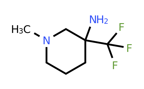 CAS 1505834-03-6 | 1-methyl-3-(trifluoromethyl)piperidin-3-amine