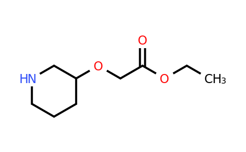 CAS 150594-55-1 | Ethyl 2-(piperidin-3-yloxy)acetate