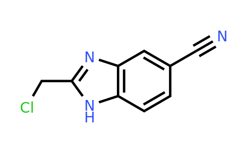 CAS 150613-50-6 | 2-(Chloromethyl)-1H-benzimidazole-5-carbonitrile
