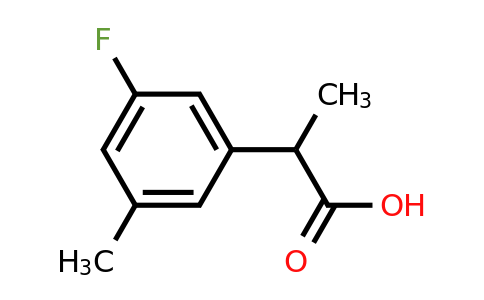 CAS 1506485-59-1 | 2-(3-fluoro-5-methylphenyl)propanoic acid