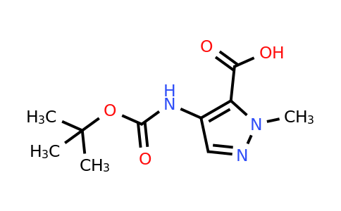 CAS 1506512-05-5 | 4-{[(tert-butoxy)carbonyl]amino}-1-methyl-1H-pyrazole-5-carboxylic acid