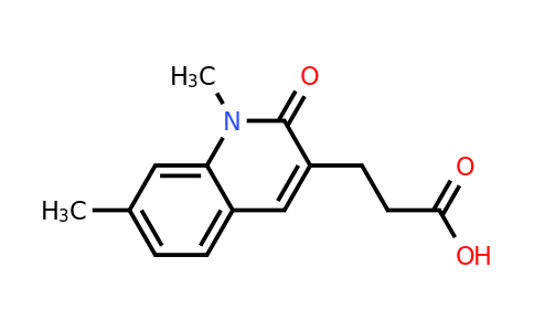CAS 1507154-97-3 | 3-(1,7-Dimethyl-2-oxo-1,2-dihydroquinolin-3-yl)propanoic acid