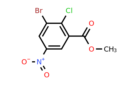 CAS 1507488-40-5 | methyl 3-bromo-2-chloro-5-nitrobenzoate
